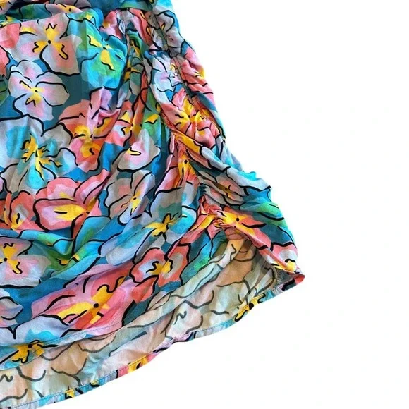 For Love And Lemons | Floral Wrap Mini Dress | S - Picture 5 of 12